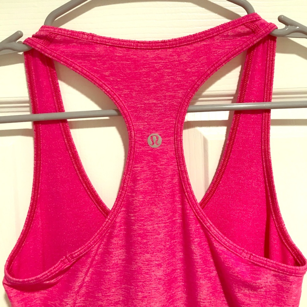 Pink cool racer back tank
